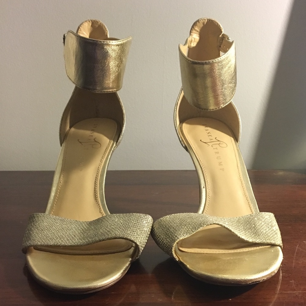 Gold Ivanka Trump Heels
